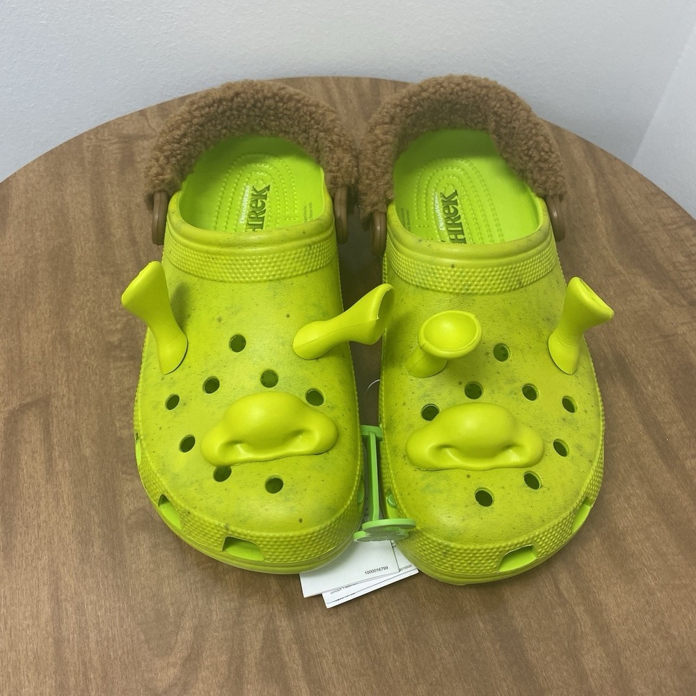 Crocs DreamWorks Shrek Classic Clog‎ Mens Size 11 Green Ogre